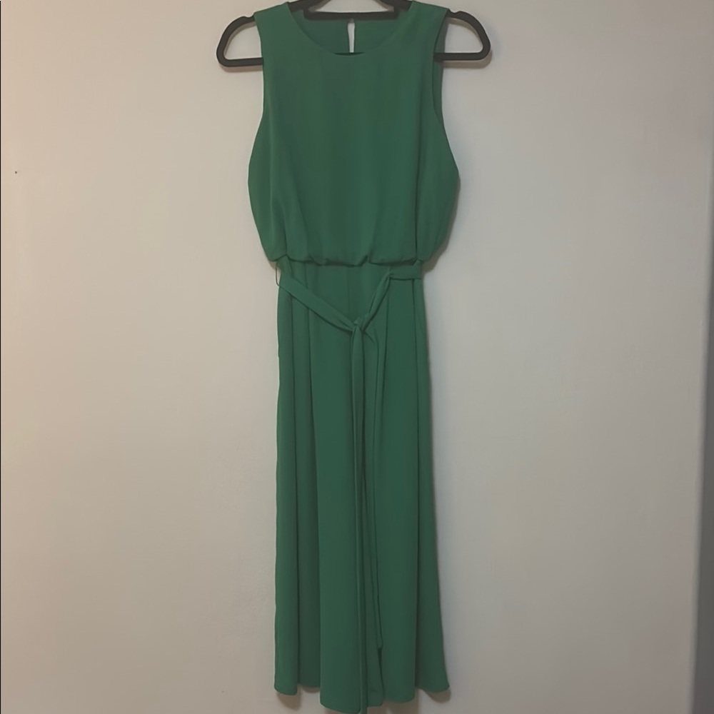 Vince Camuto Green Sleeveless Jumpsuit